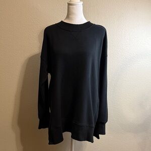 Aerie Black Crew Neck Sweater